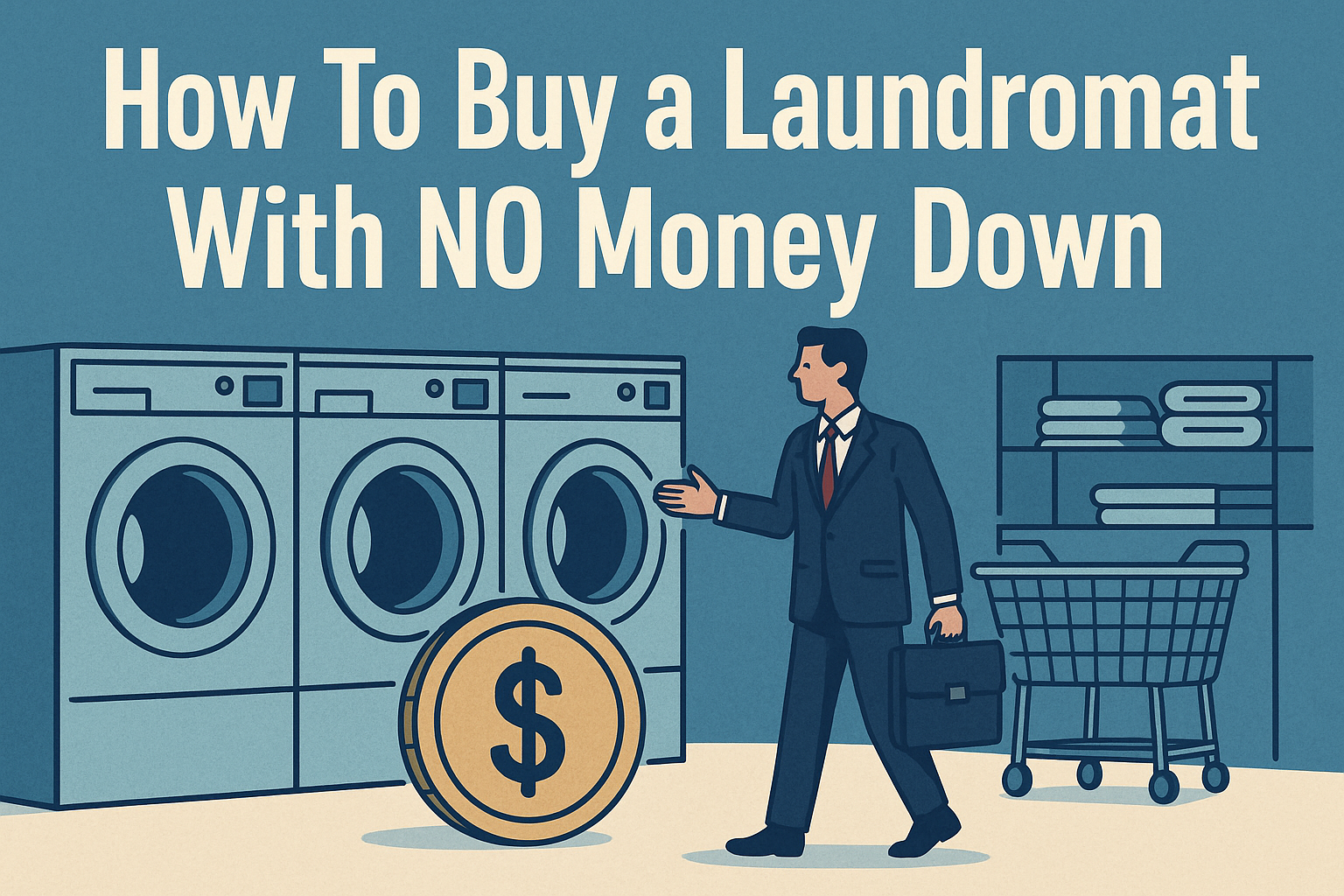 How to Buy a Laundromat With No Money Down: Financing Options