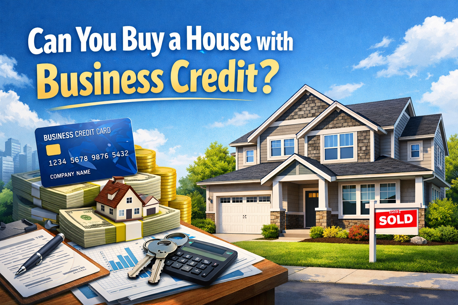 Can You Buy a House with Business Credit?