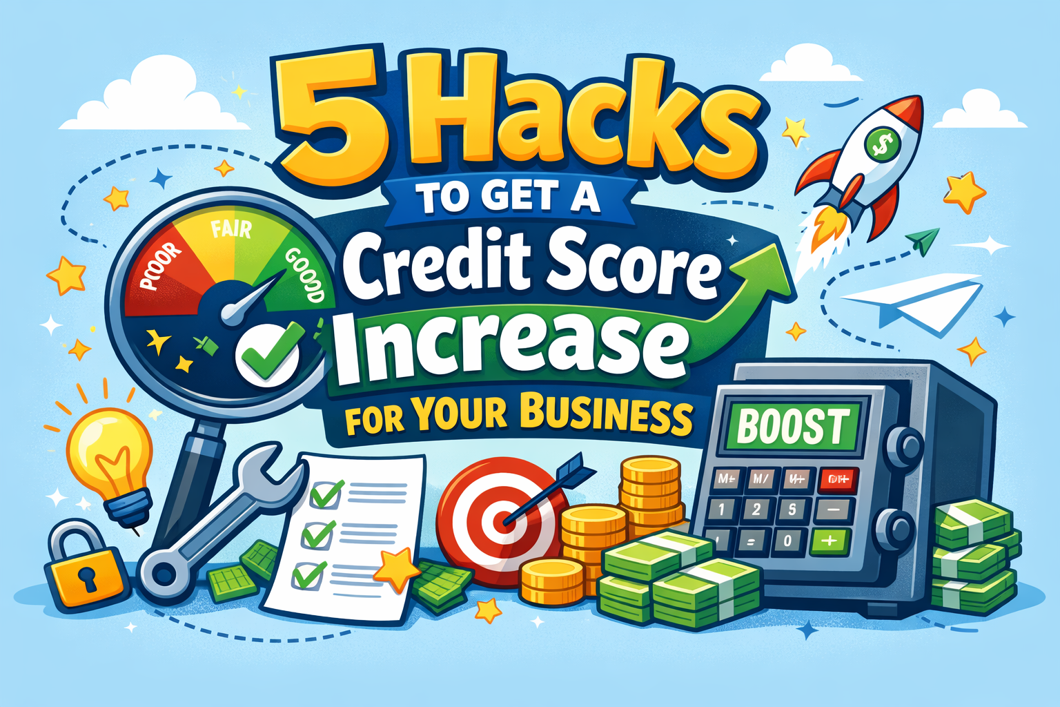 5 Hacks to Get a Credit Score Increase for Your Business